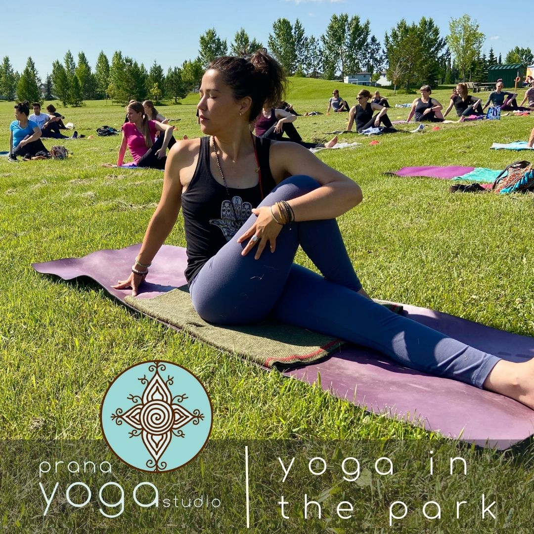 Summer Yoga in the Park - Prana Yoga Studio Edmonton